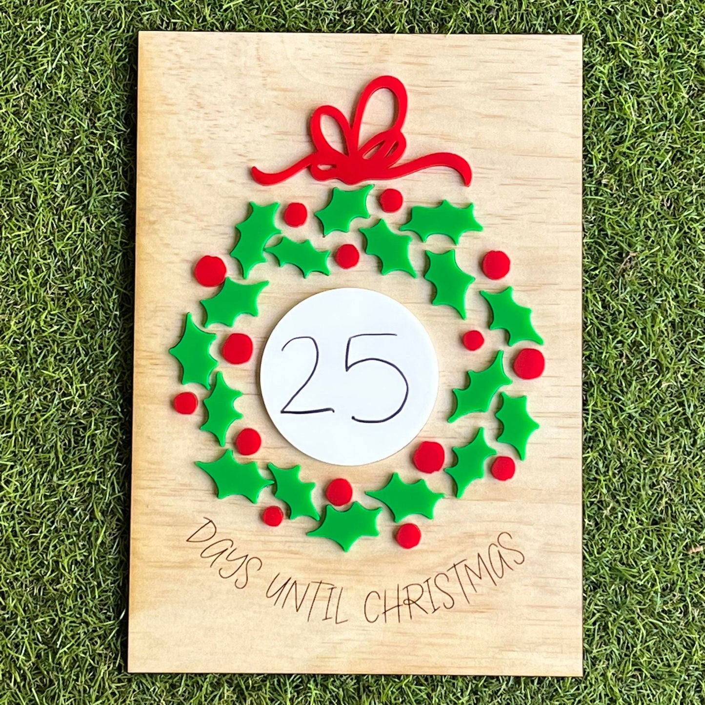 CHRISTMAS COUNTDOWN PLAQUE - Webster Enterprises