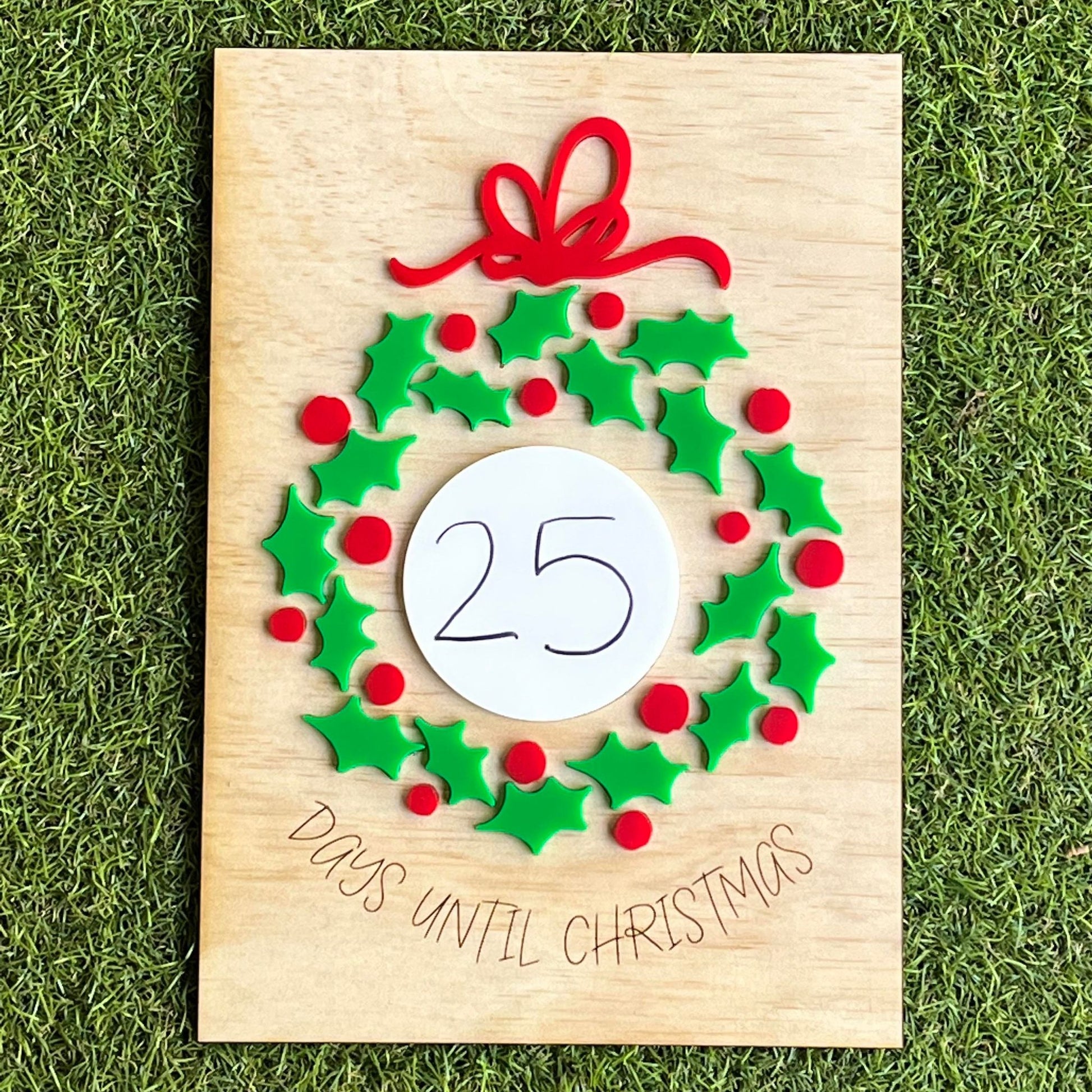 CHRISTMAS COUNTDOWN PLAQUE - Webster Enterprises