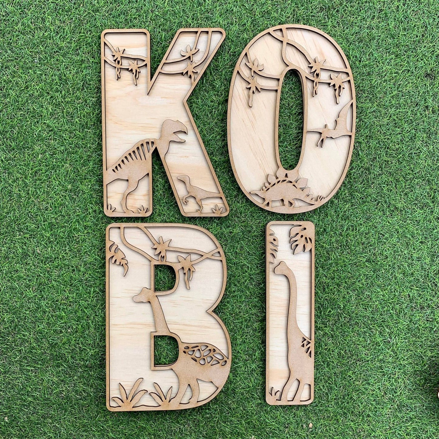 Dinosaur Layered Letters - Webster Enterprises