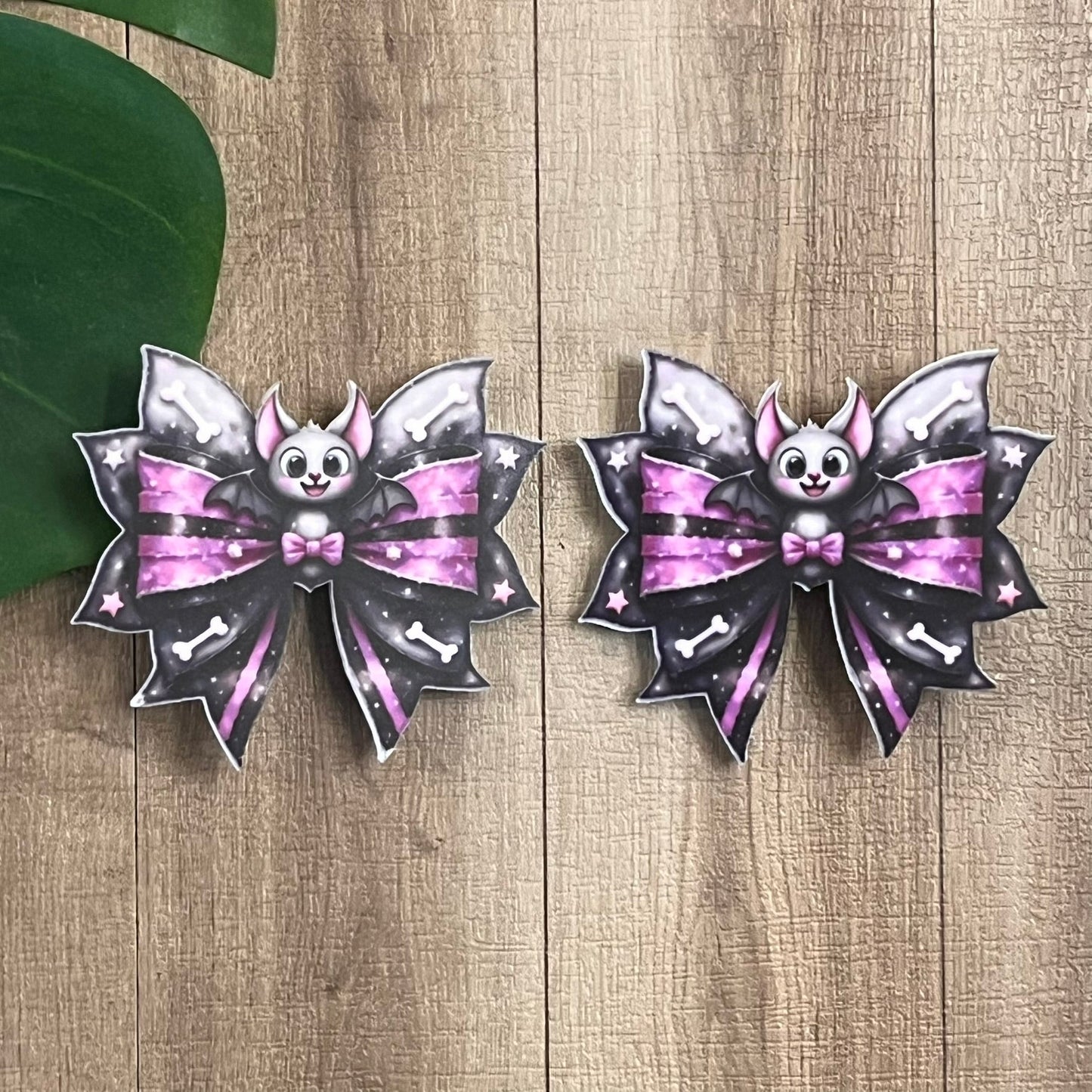 Halloween Sublimated Acrylic Hair Clips - Webster Enterprises