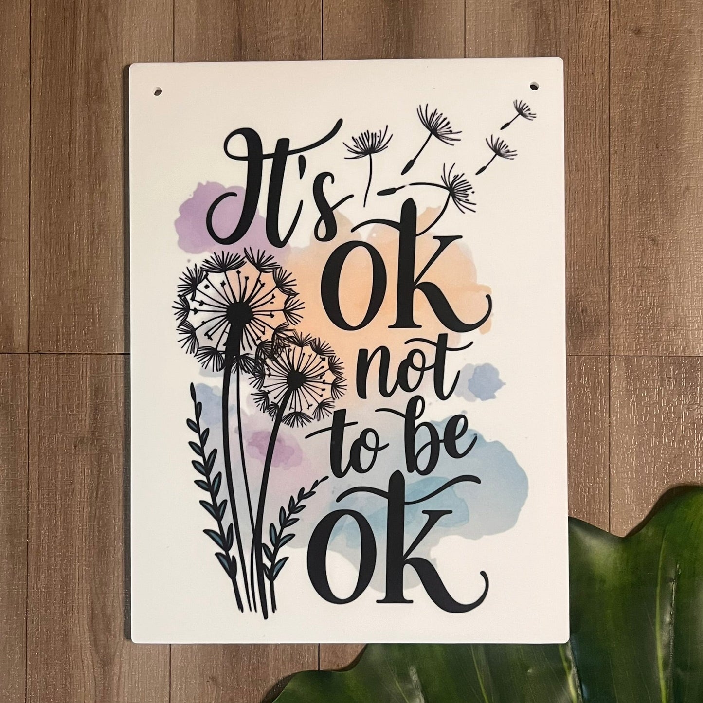 It's OK not to be OK acrylic Sign - Webster Enterprises