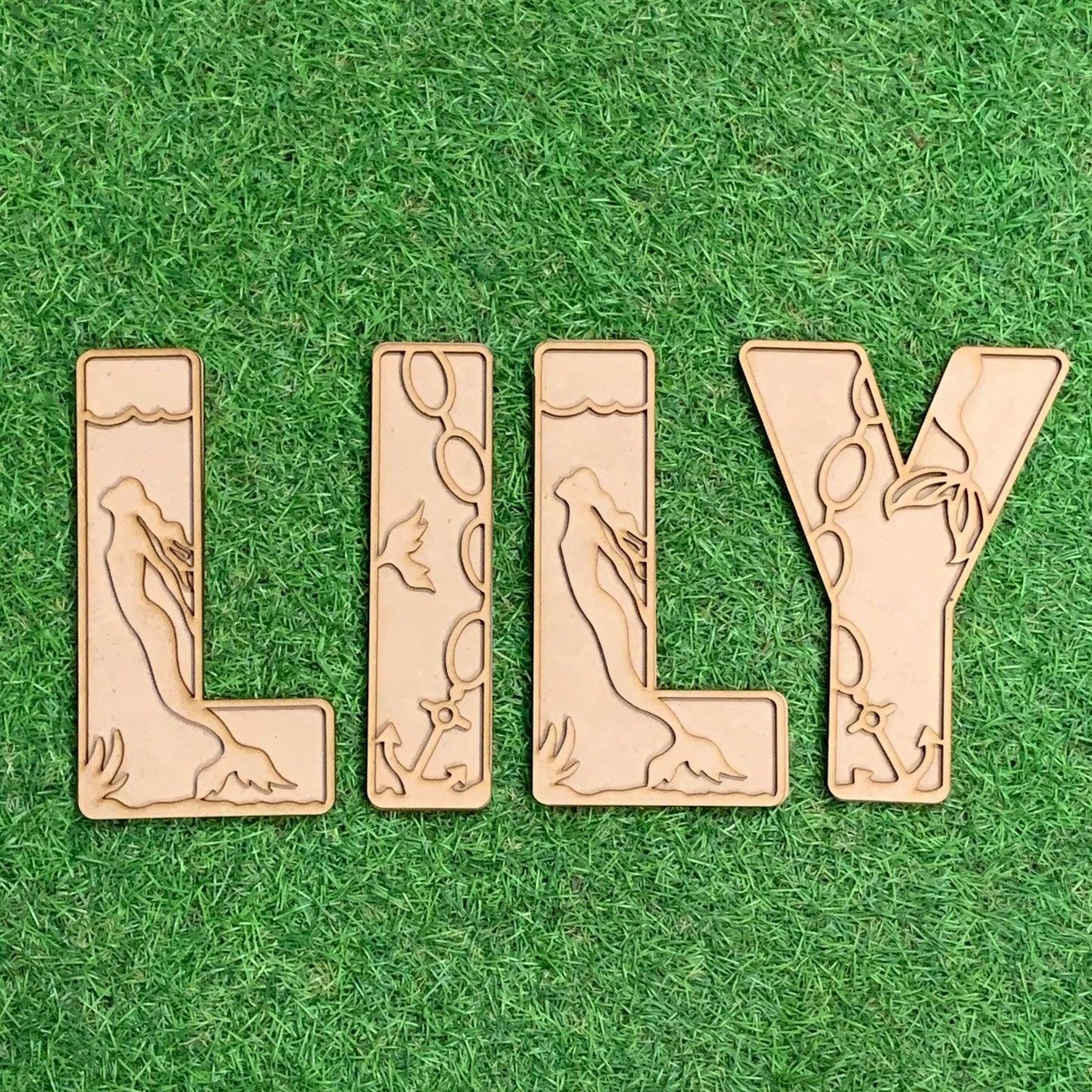 Mermaid Layered Letters - Webster Enterprises