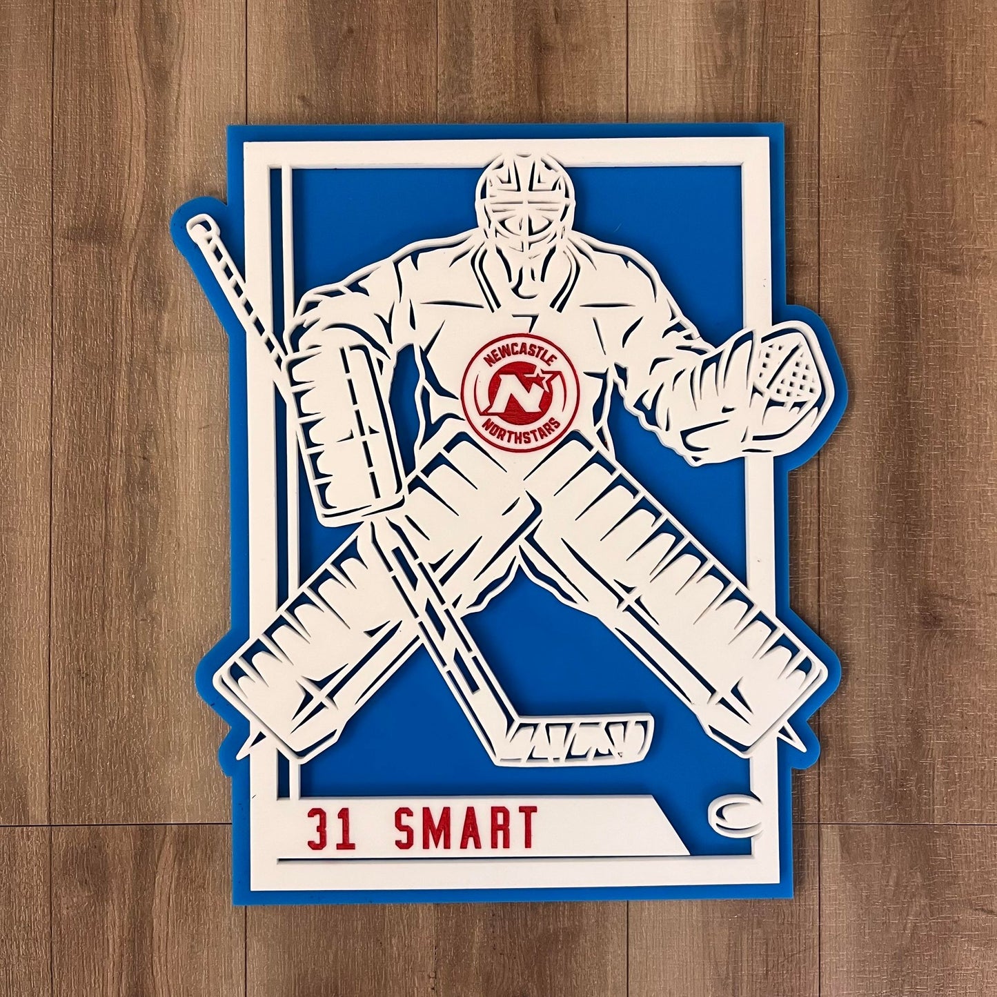 Newcastle Northstars Ice Hockey Player Plaque - Webster Enterprises
