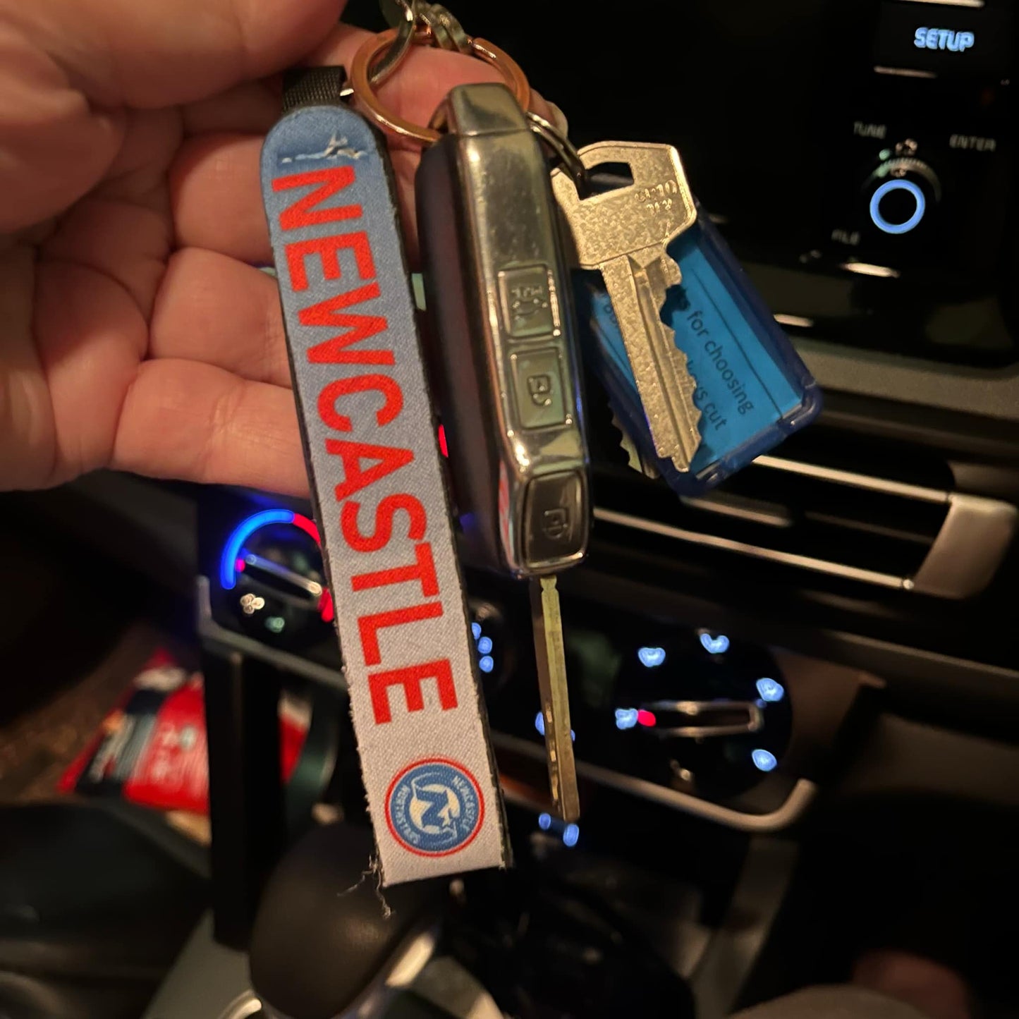 Newcastle Northstars Keychain Wristband - Webster Enterprises