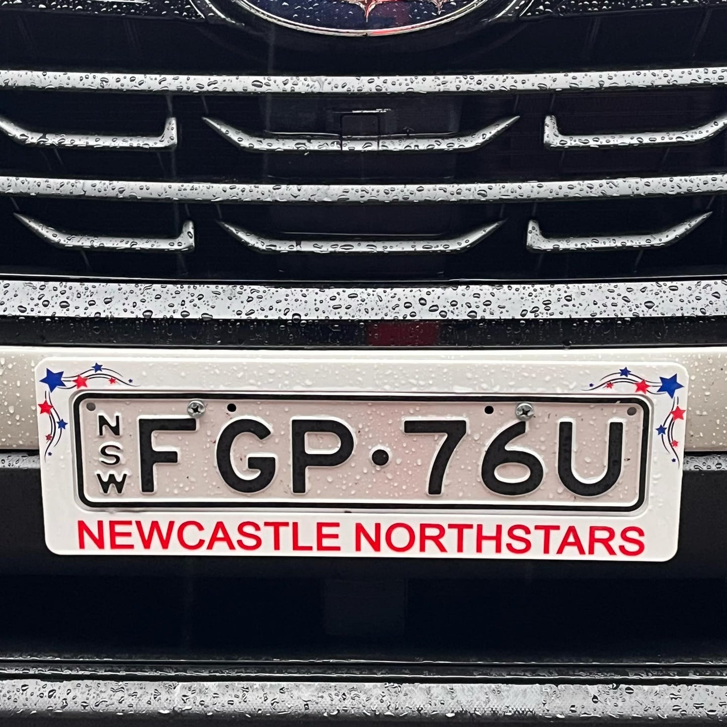 Newcastle Northstars Number Plate Surrounds - Webster Enterprises