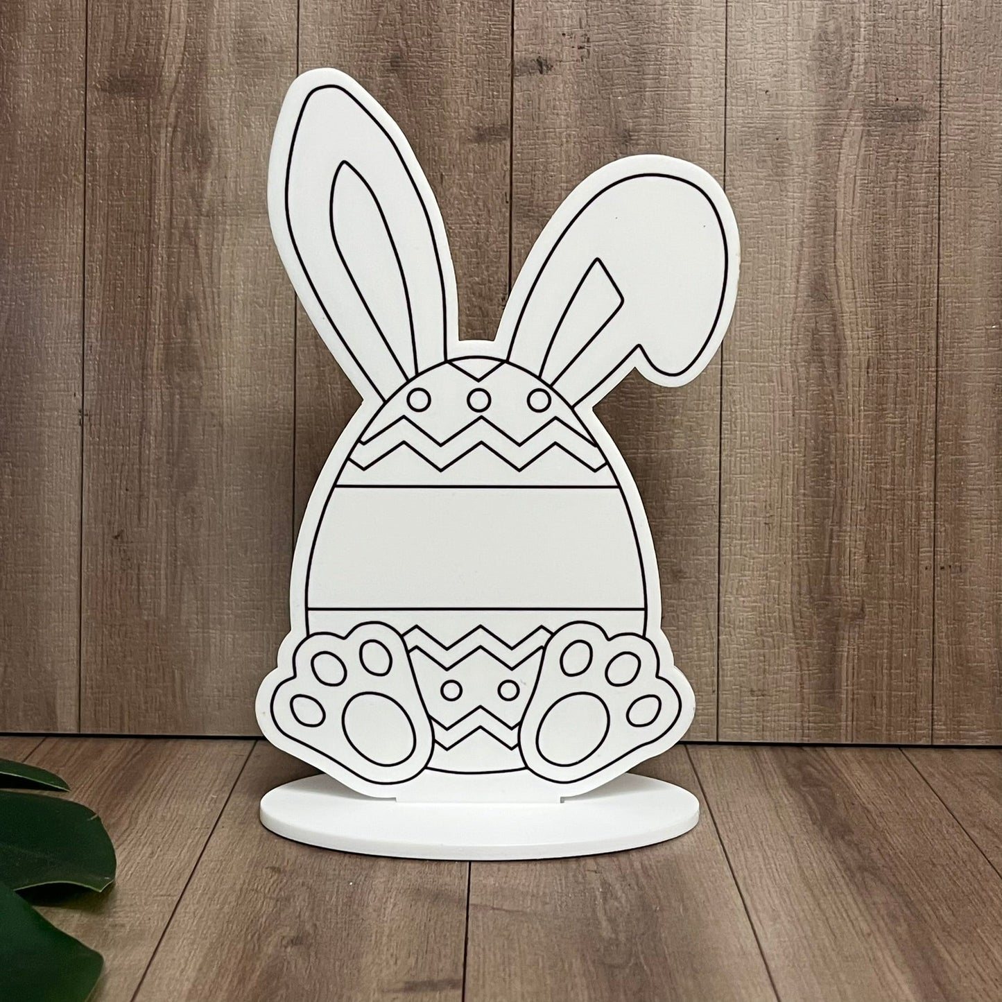 🎨🐰 Personalised Bunny Name Stand – Ready to Colour! 🐰🎨 - Webster Enterprises