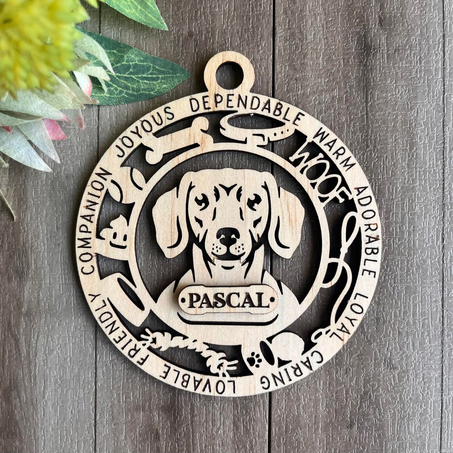 PERSONALISED DOG BREED CHRISTMAS ORNAMENT 1 - Webster Enterprises
