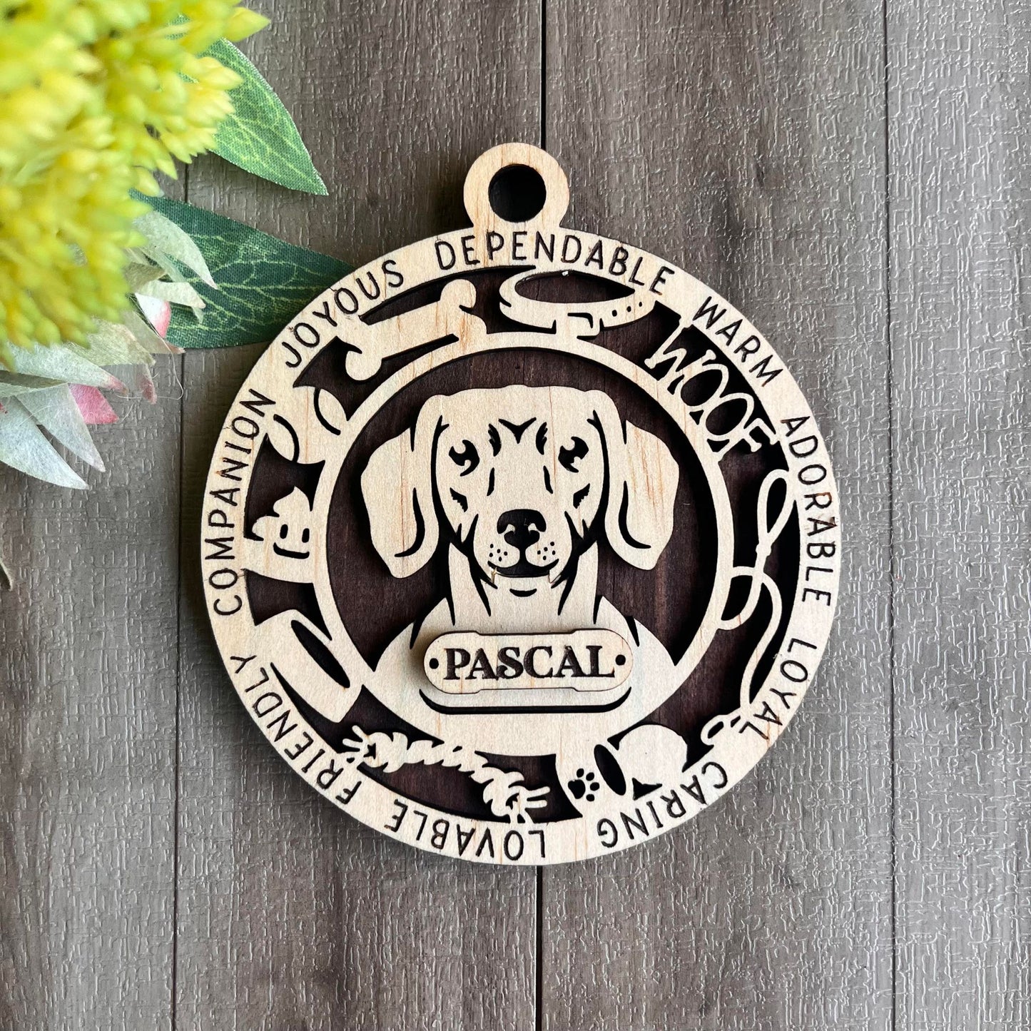 PERSONALISED DOG BREED CHRISTMAS ORNAMENT 1 - Webster Enterprises