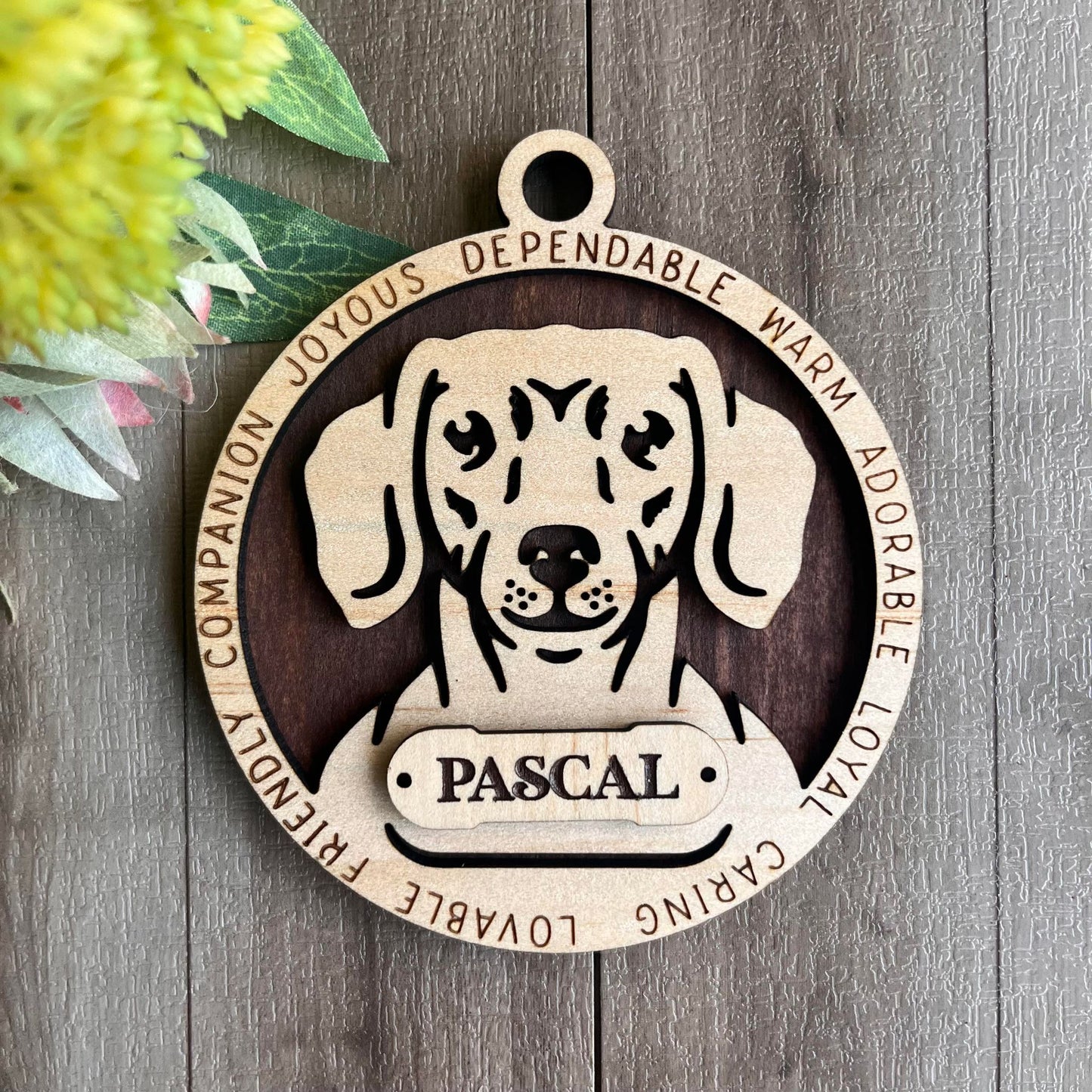PERSONALISED DOG BREED CHRISTMAS ORNAMENT 1 - Webster Enterprises