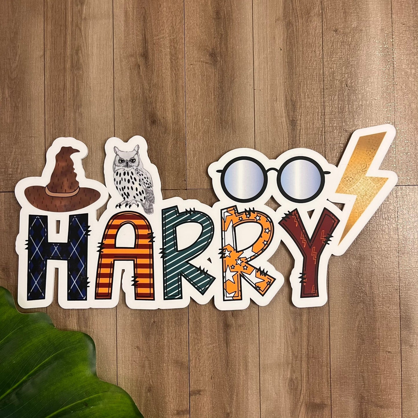 Personalised Harry Potter - Themed Acrylic Name Sign 🪄⚡ - Webster Enterprises