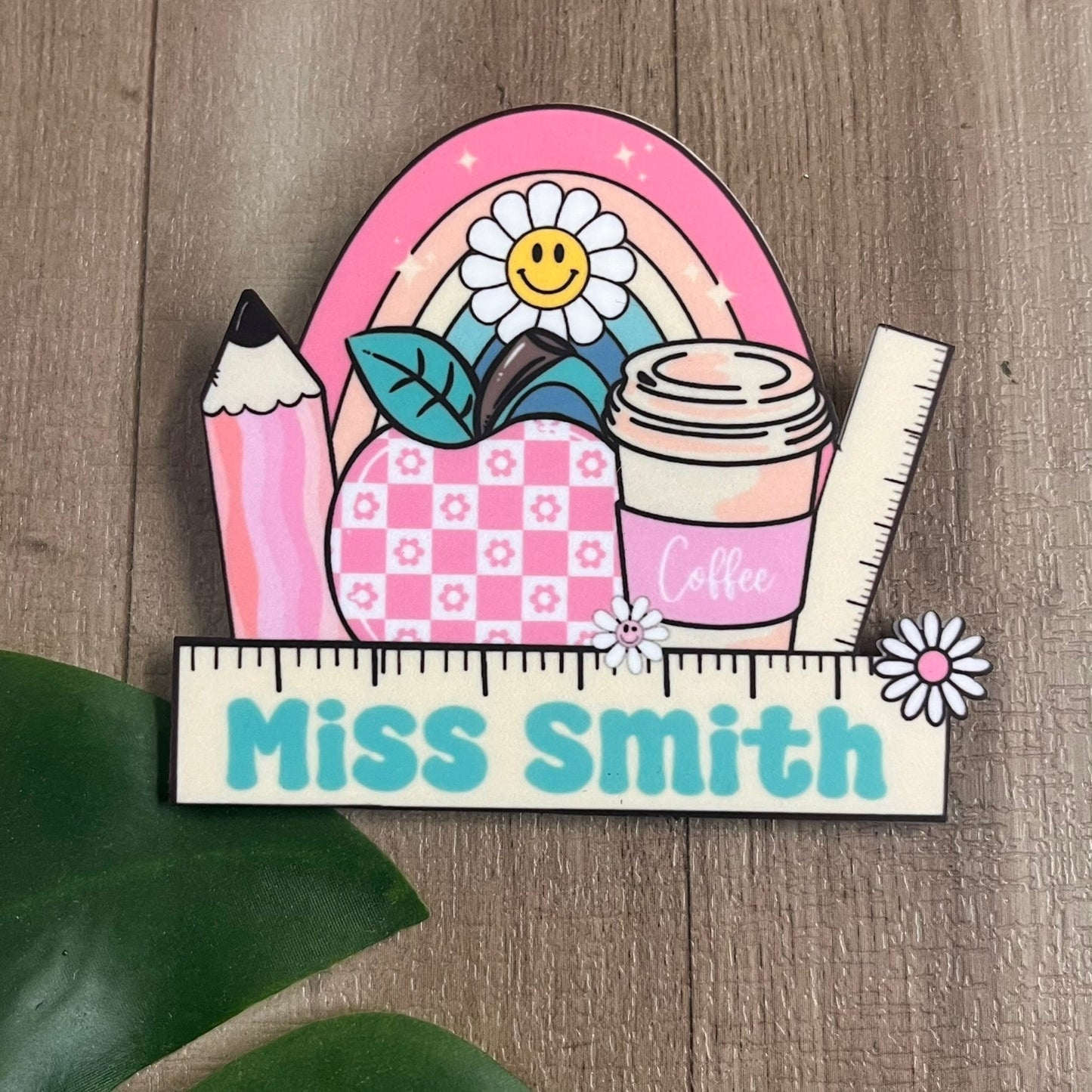Personalised & Unique Colourful Teacher's Name Badges - Webster Enterprises