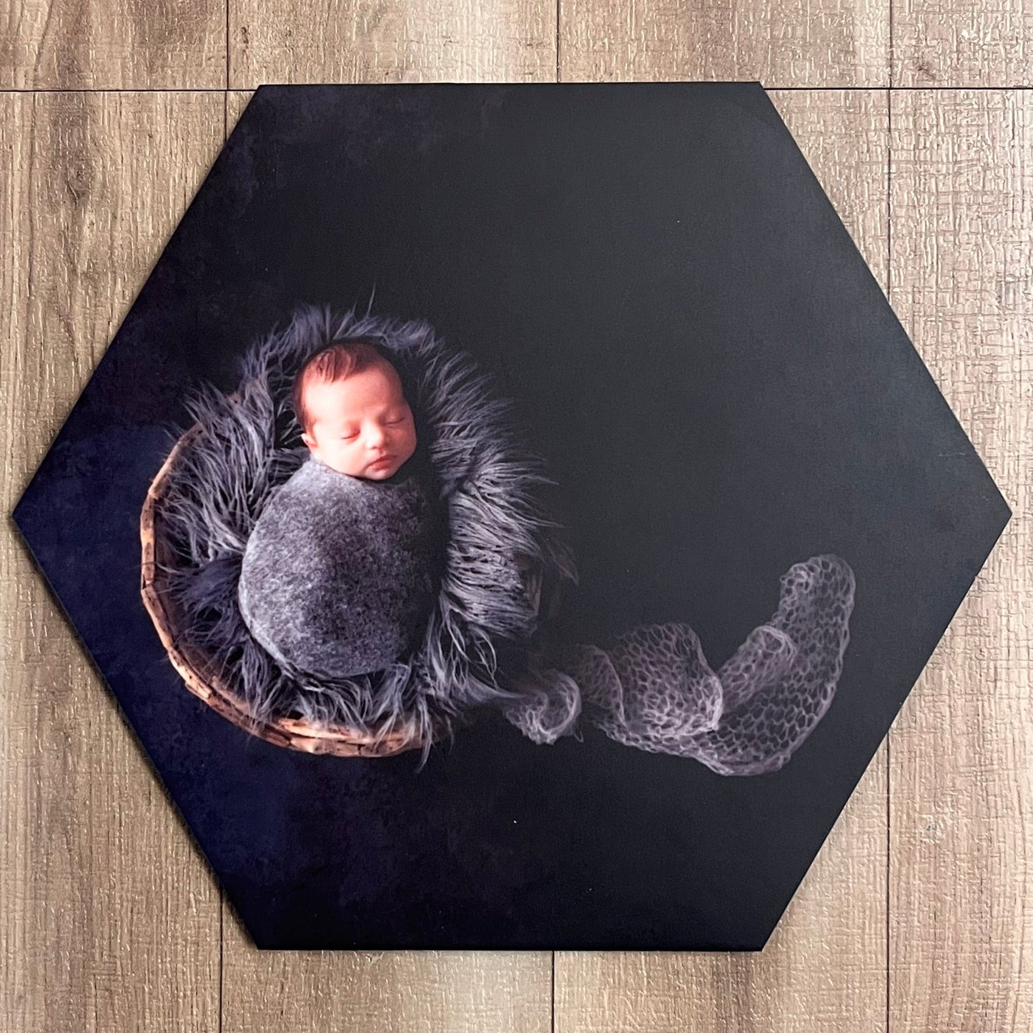 Sublimated Hexagon Acrylic Photo Tiles - Medium 15cm wide - Webster Enterprises