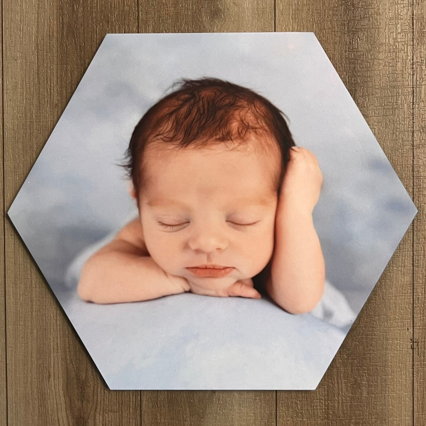 Sublimated Hexagon Acrylic Photo Tiles - Medium 15cm wide - Webster Enterprises
