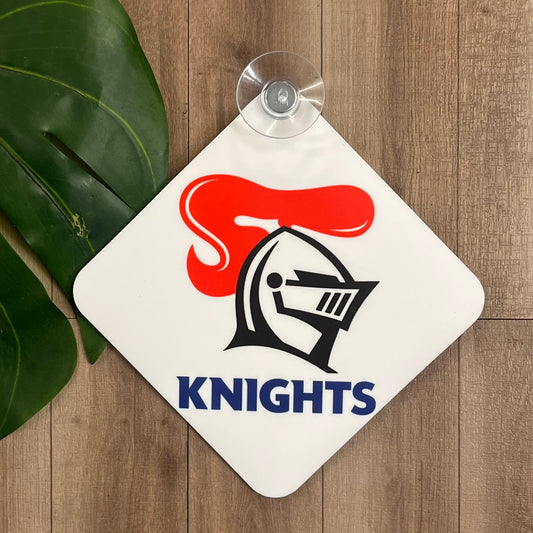 NRL Car Window Suction Cup Sign