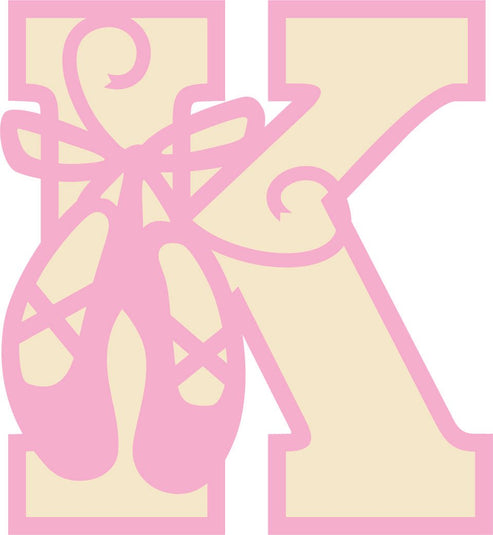 Ballet Shoe Themed Wall Letters - Graceful and Elegant Décor – Webster ...