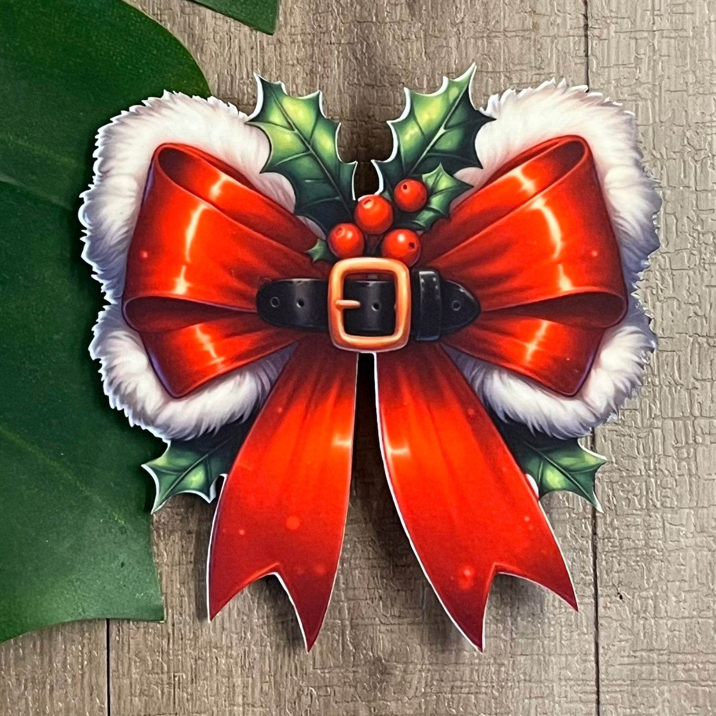 Christmas Themed Sublimated Acrylic Hair Clips - Webster Enterprises