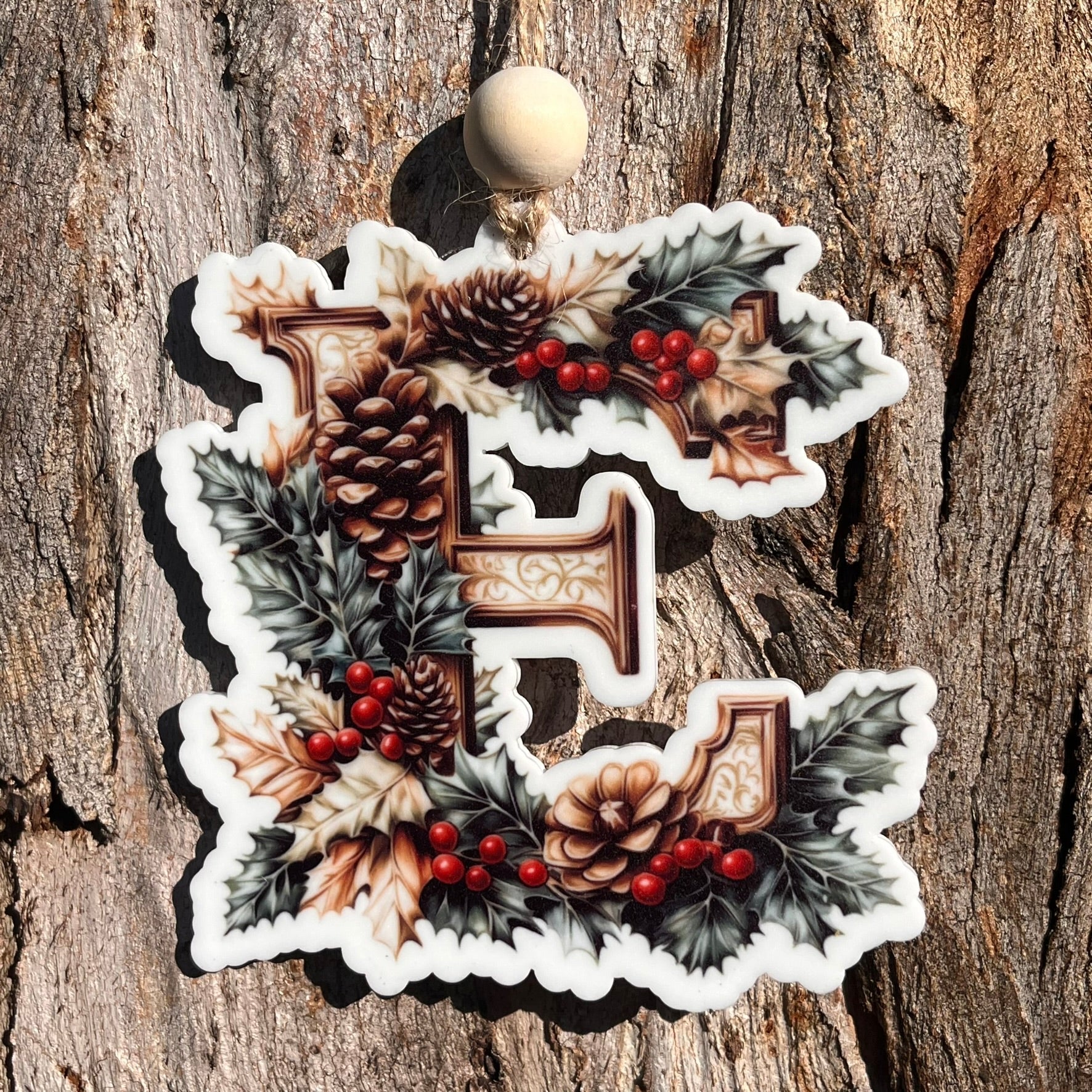 Decorative Initial Christmas Ornament - Webster Enterprises