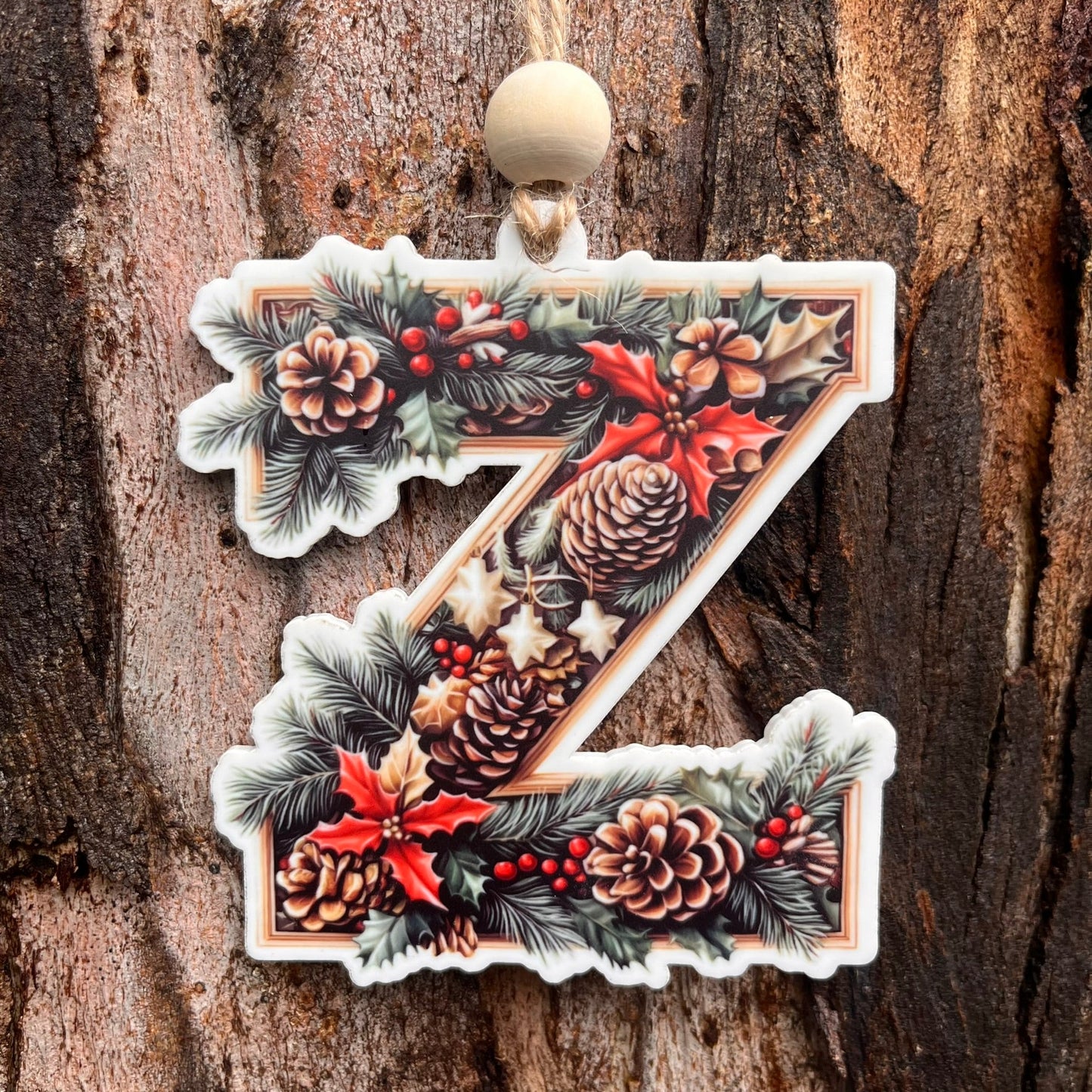 Decorative Initial Christmas Ornament - Webster Enterprises