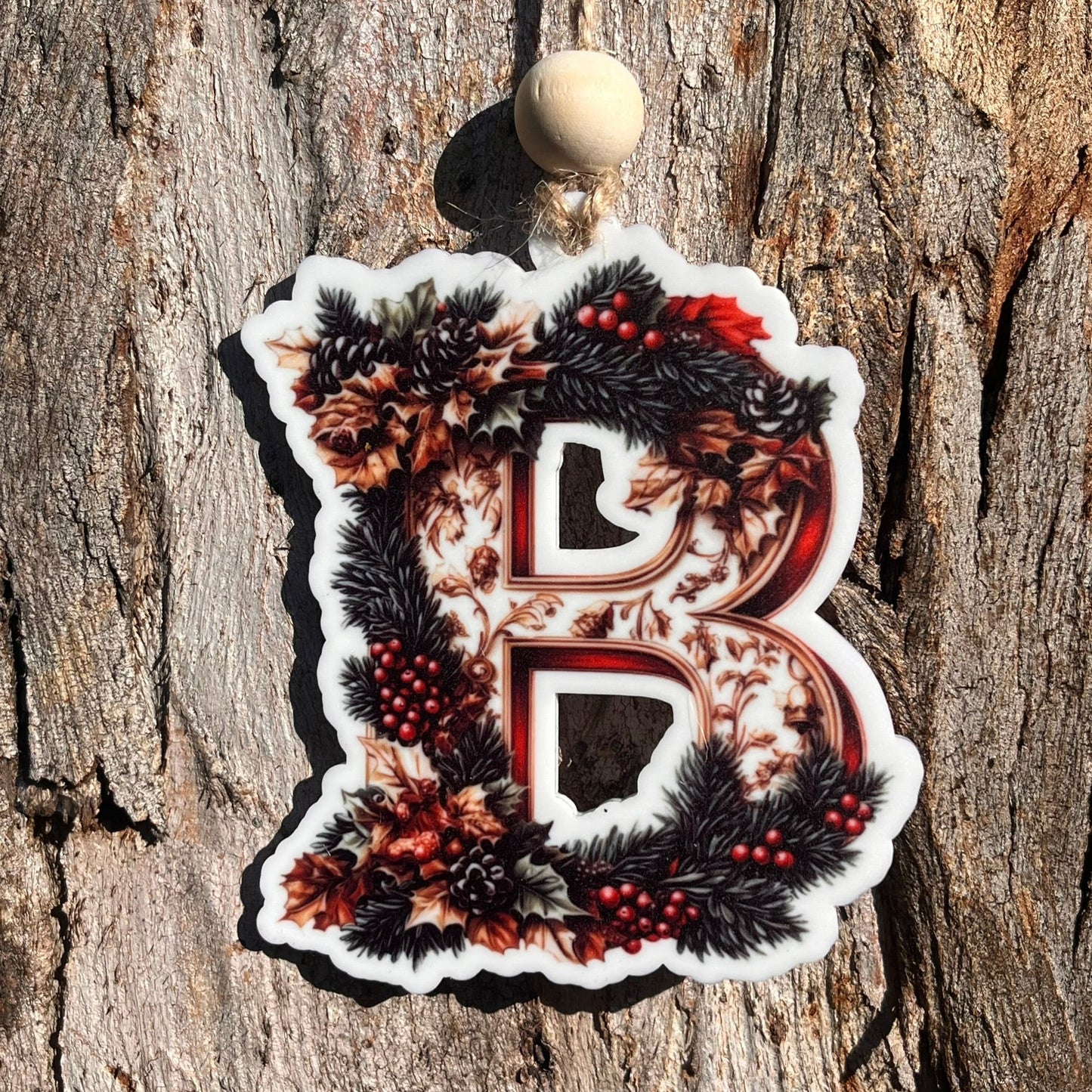 Decorative Initial Christmas Ornament - Webster Enterprises