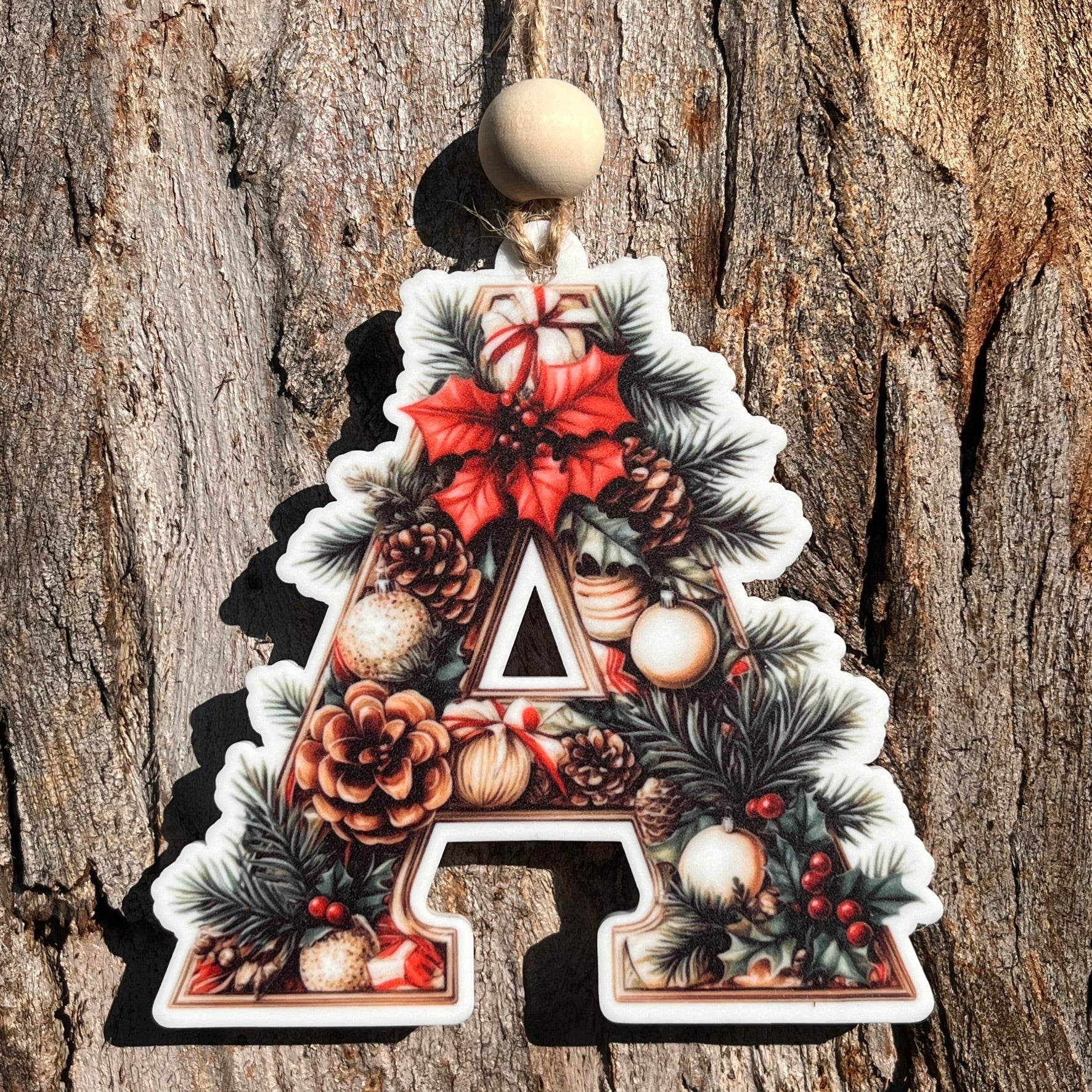 Decorative Initial Christmas Ornament - Webster Enterprises