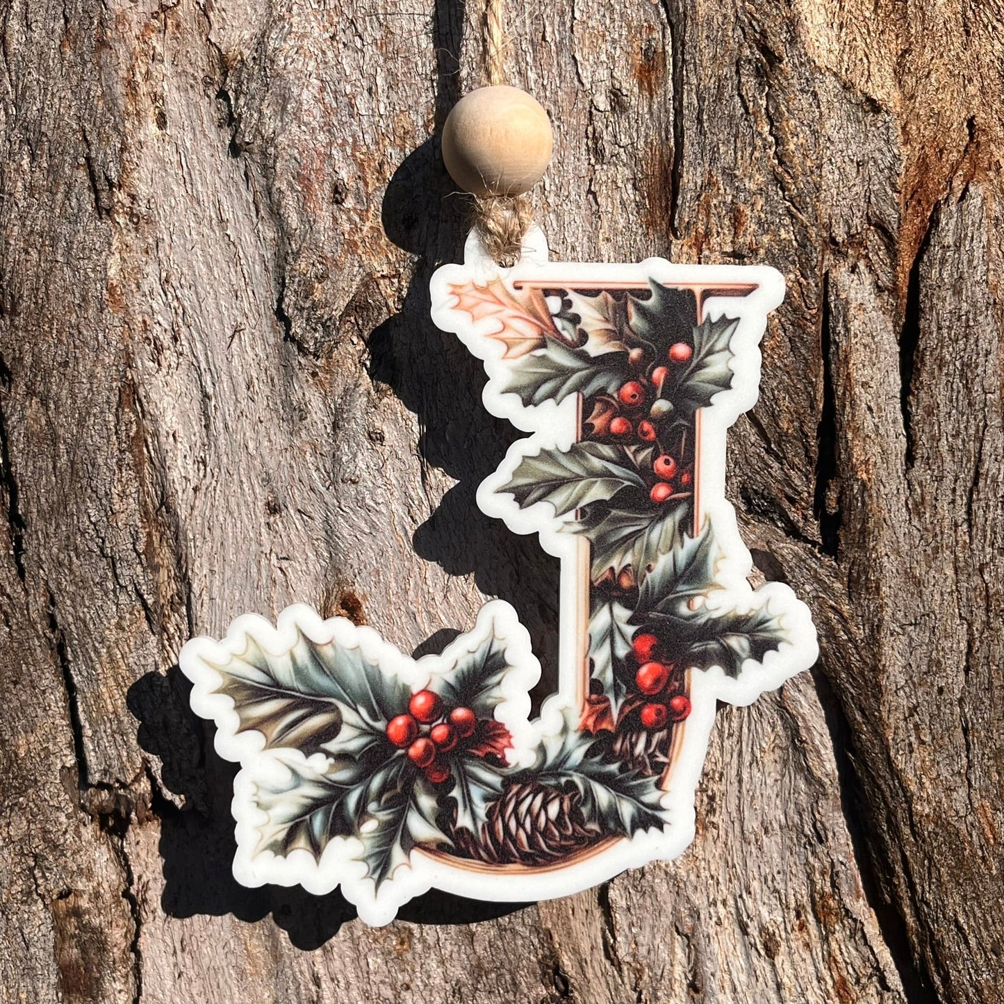 Decorative Initial Christmas Ornament - Webster Enterprises