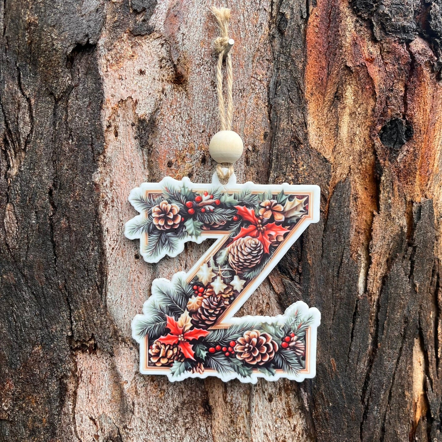 Decorative Initial Christmas Ornament - Webster Enterprises