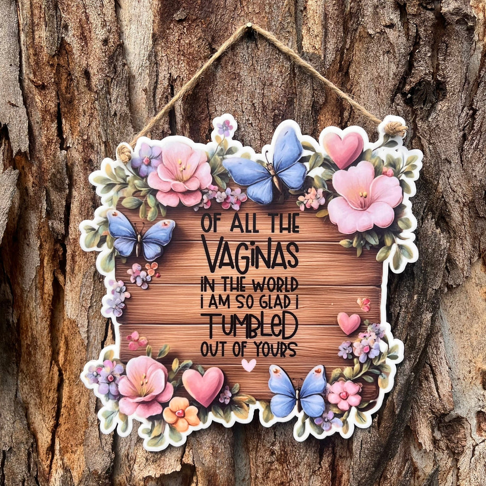Funny Floral Tumbled Birth Sign – Webster Enterprises