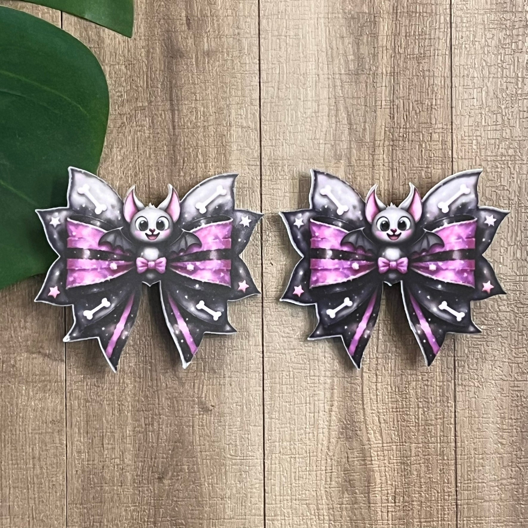 Halloween Sublimated Acrylic Hair Clips - Webster Enterprises