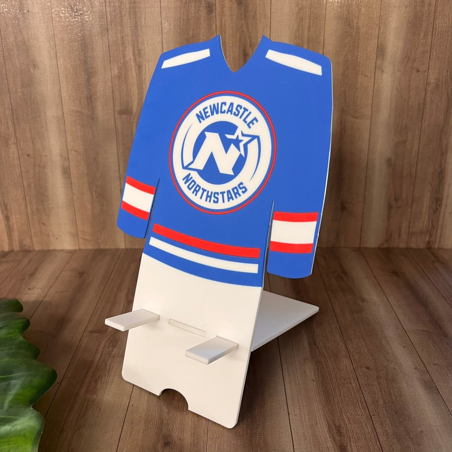 Newcastle Northstars Jersey Phone Stand - Webster Enterprises