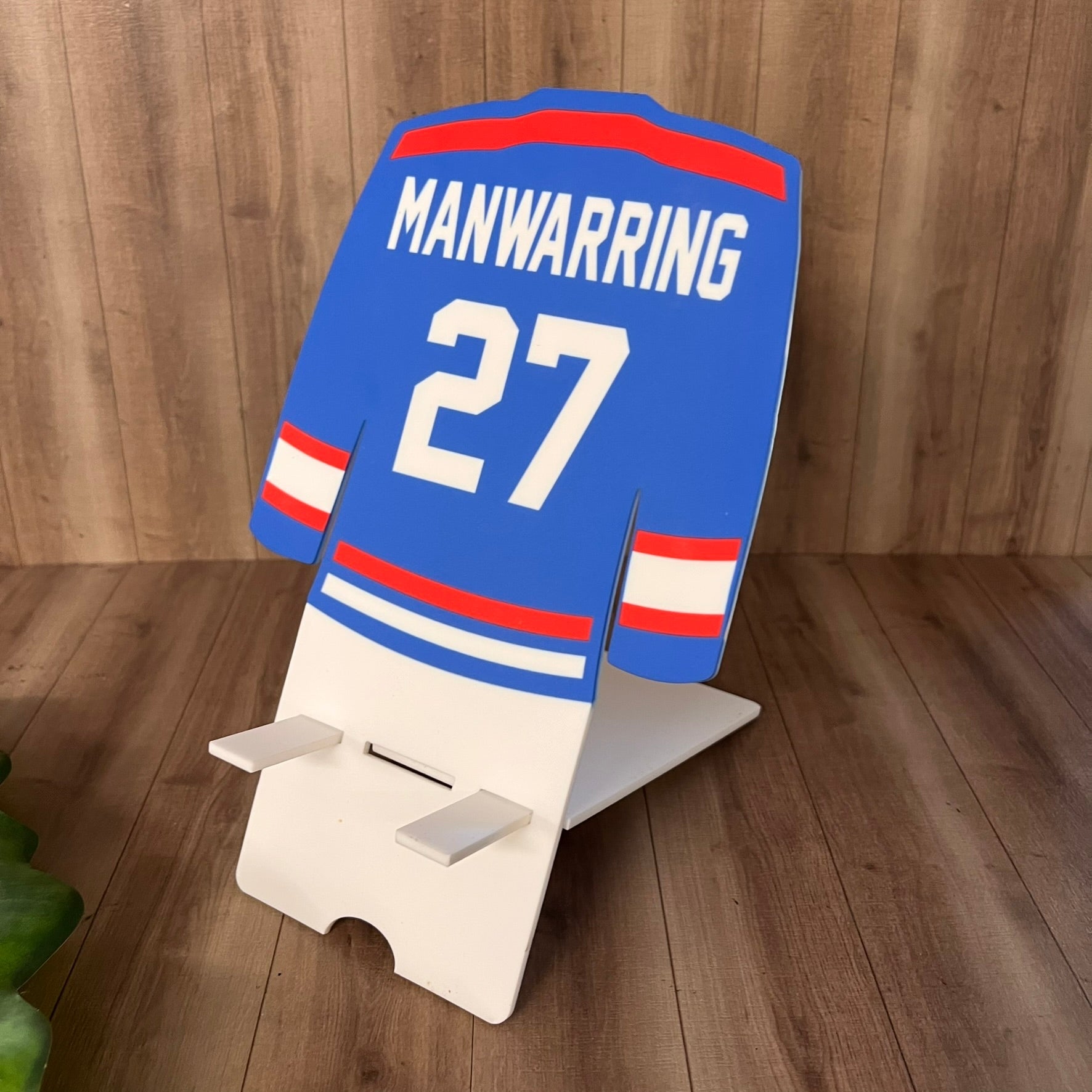 Newcastle Northstars Personalised Jersey Phone Stand - Webster Enterprises