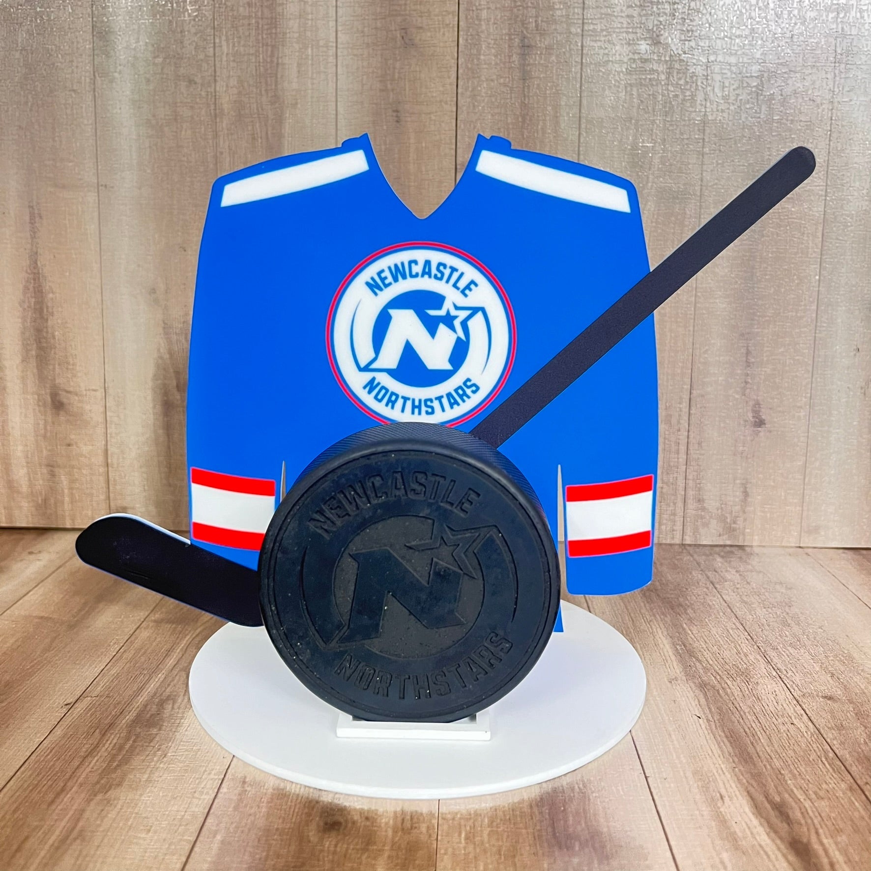 Newcastle Northstars Puck Stand - Webster Enterprises