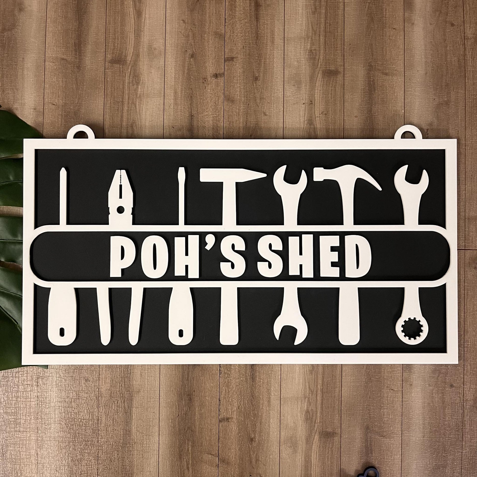 Personalised Acrylic Tool Sign - Webster Enterprises