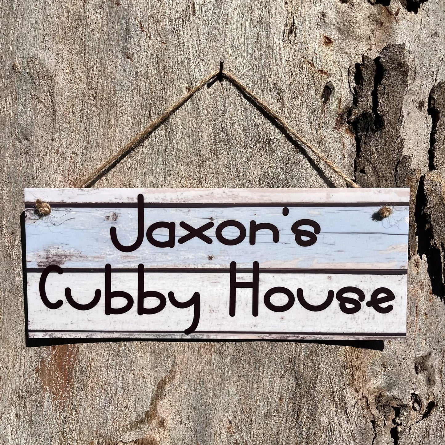 Personalised Budget Cubby House Sign - Webster Enterprises