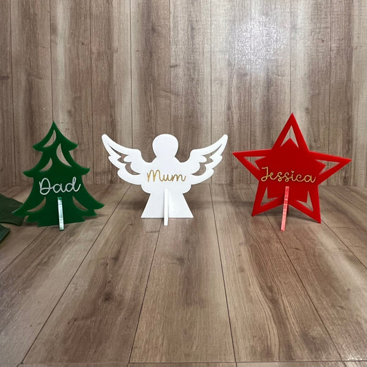 Personalised Christmas Placecard Names - Webster Enterprises