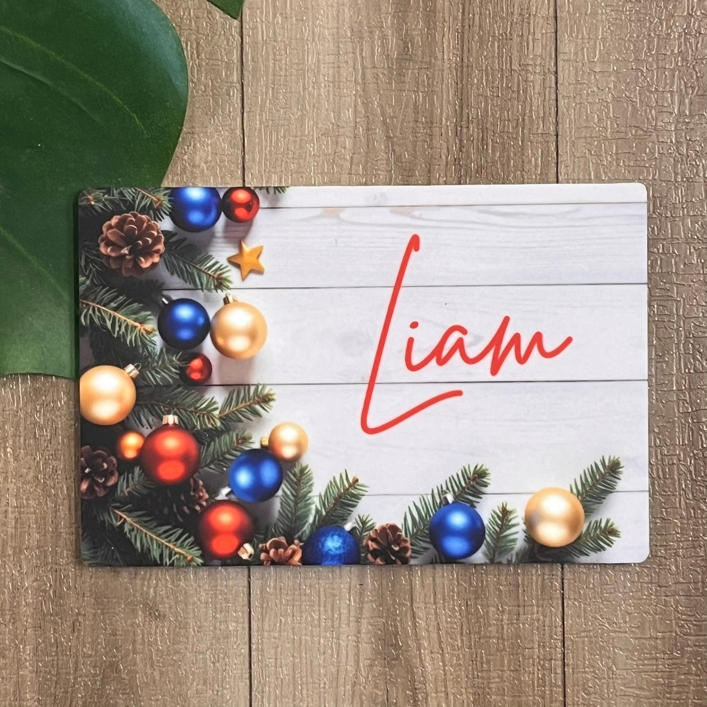 Personalised Christmas Placecard Names - Webster Enterprises