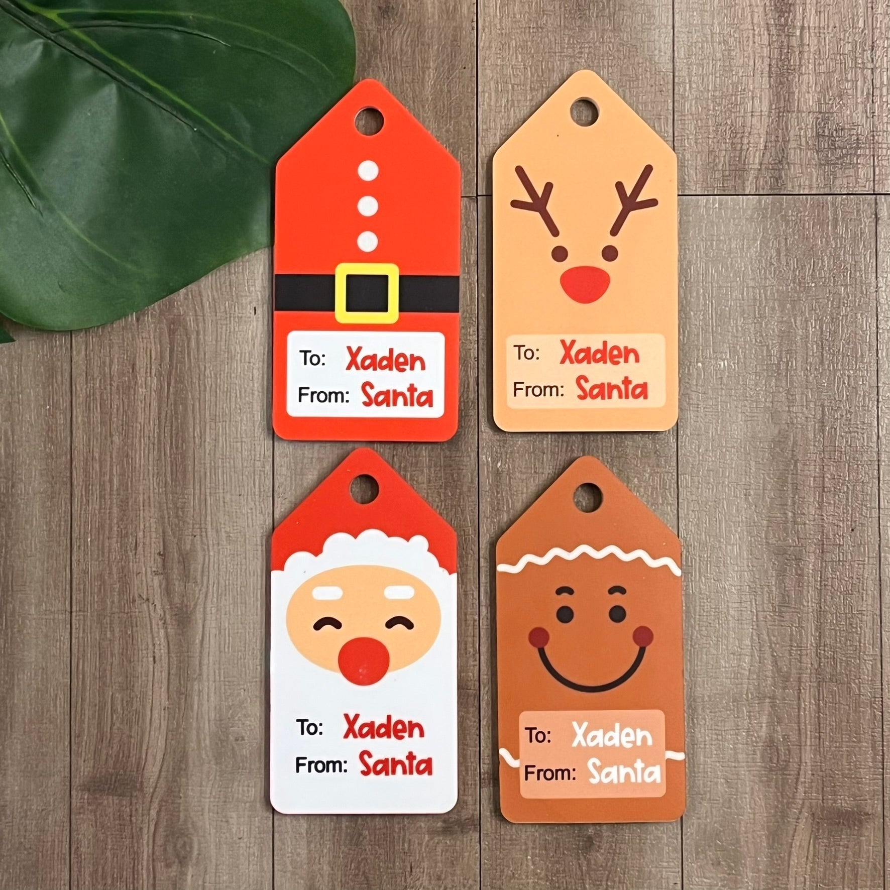 Personalised Christmas Tag Set - Fun and Playful - Webster Enterprises