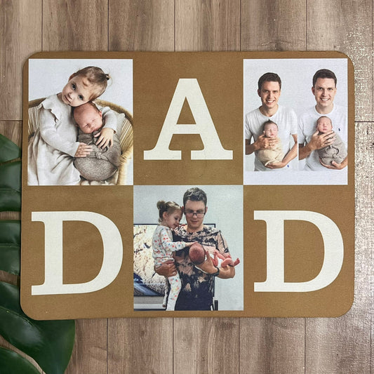 Personalised DAD Mouse Pad - Great Father's Day Gift - Webster Enterprises