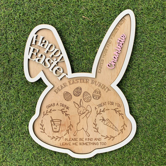 Personalised Easter Bunny Tray - Webster Enterprises