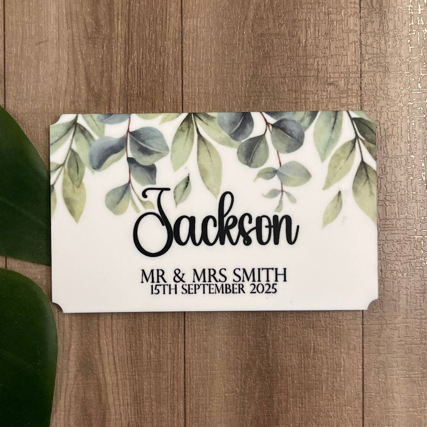 Personalised Event Place card Names - Webster Enterprises