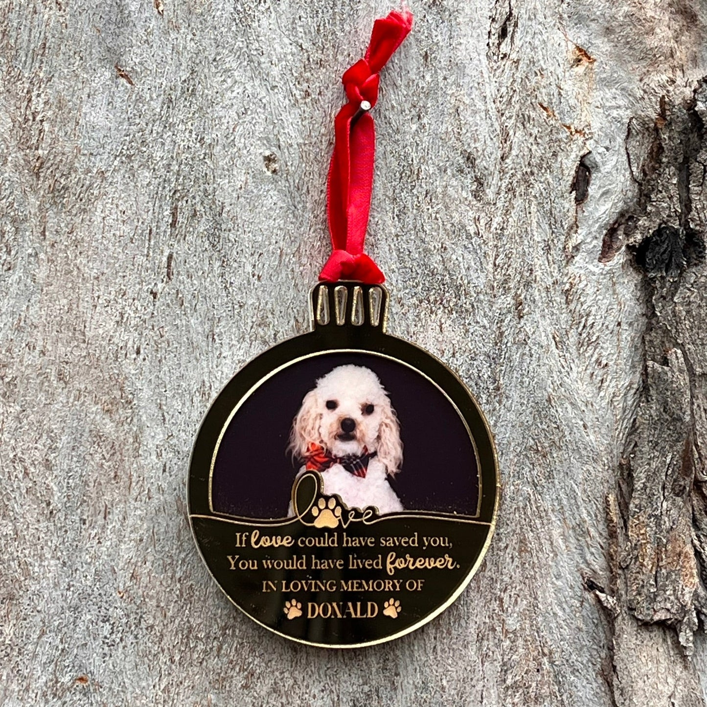 Personalised Photo Memorial Ornament - Webster Enterprises