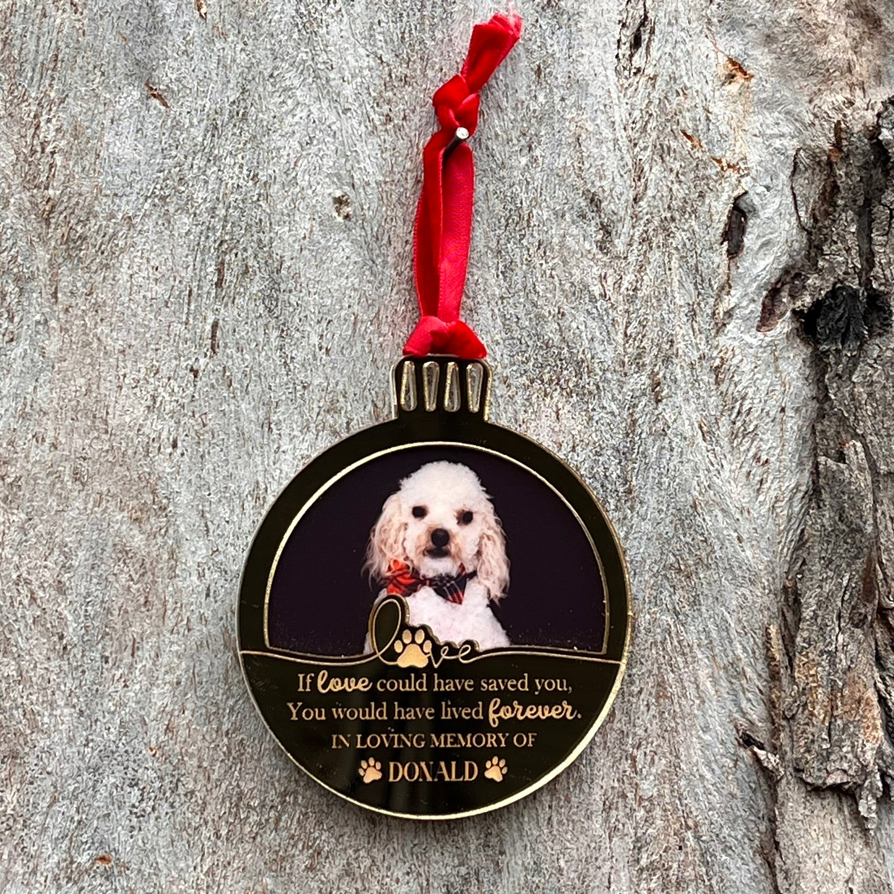 Personalised Photo Memorial Ornament - Webster Enterprises
