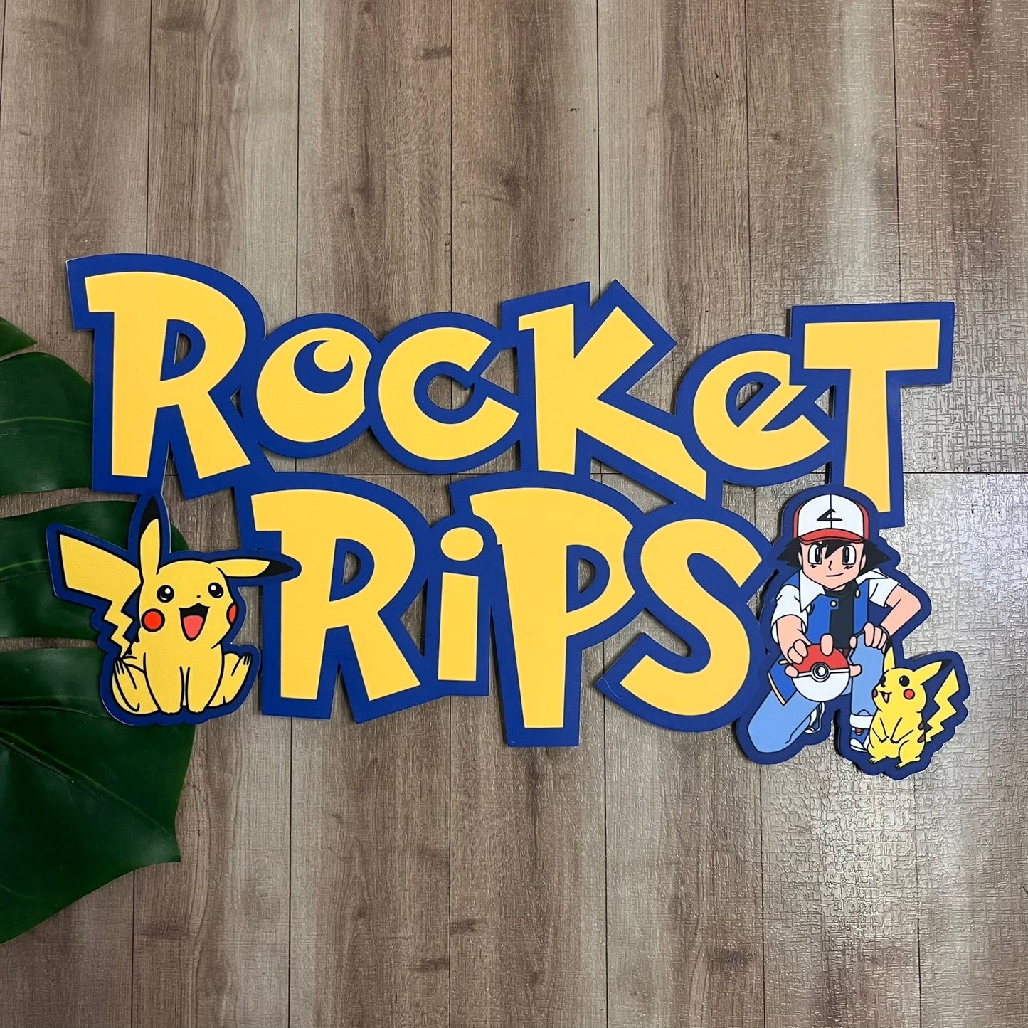 Personalised Pokémon - Themed Acrylic Name Sign ⚡🎮 - Webster Enterprises