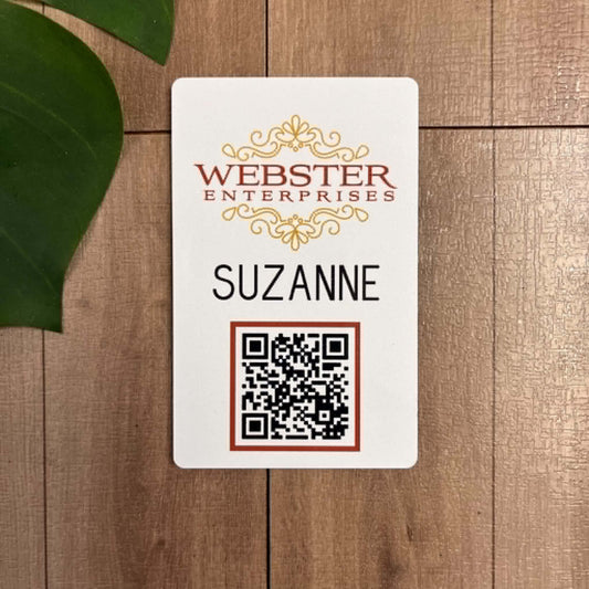 Personalised Sublimated Aluminium ID Cards - Webster Enterprises