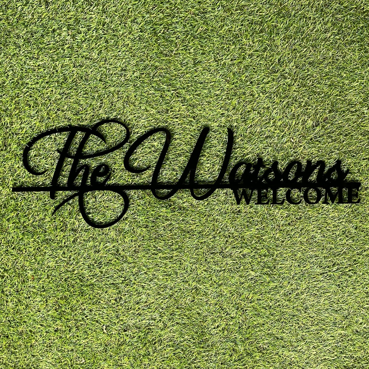 Personalised Surname Welcome Sign - Ideal for Newlyweds, New Homes & Housewarming Gift - Webster Enterprises