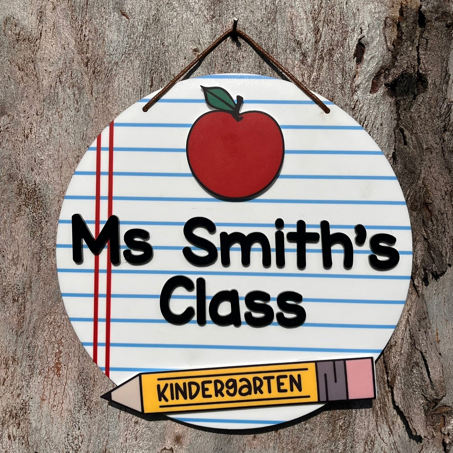 Personalised Teacher's Class Acrylic Sign - Webster Enterprises