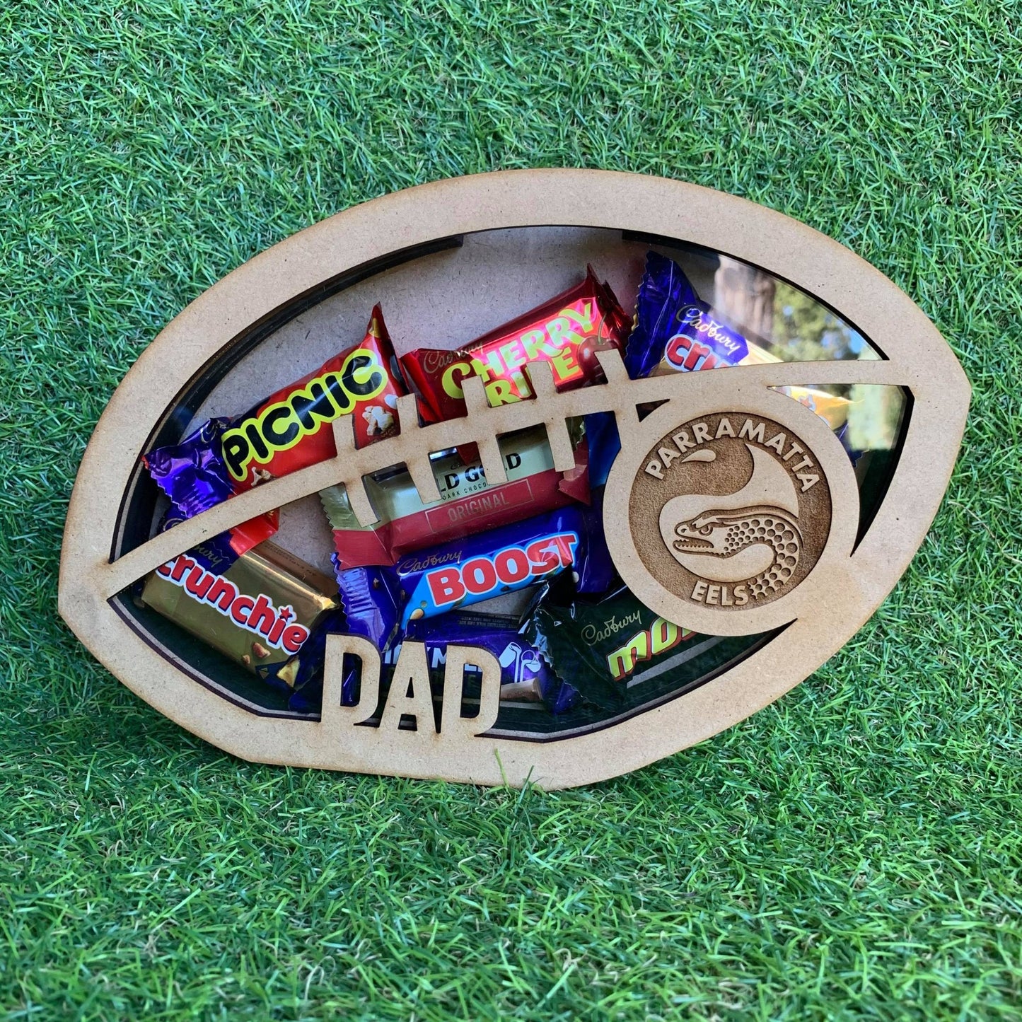 Personalised Team Football Chocolate Box with Name - Webster Enterprises