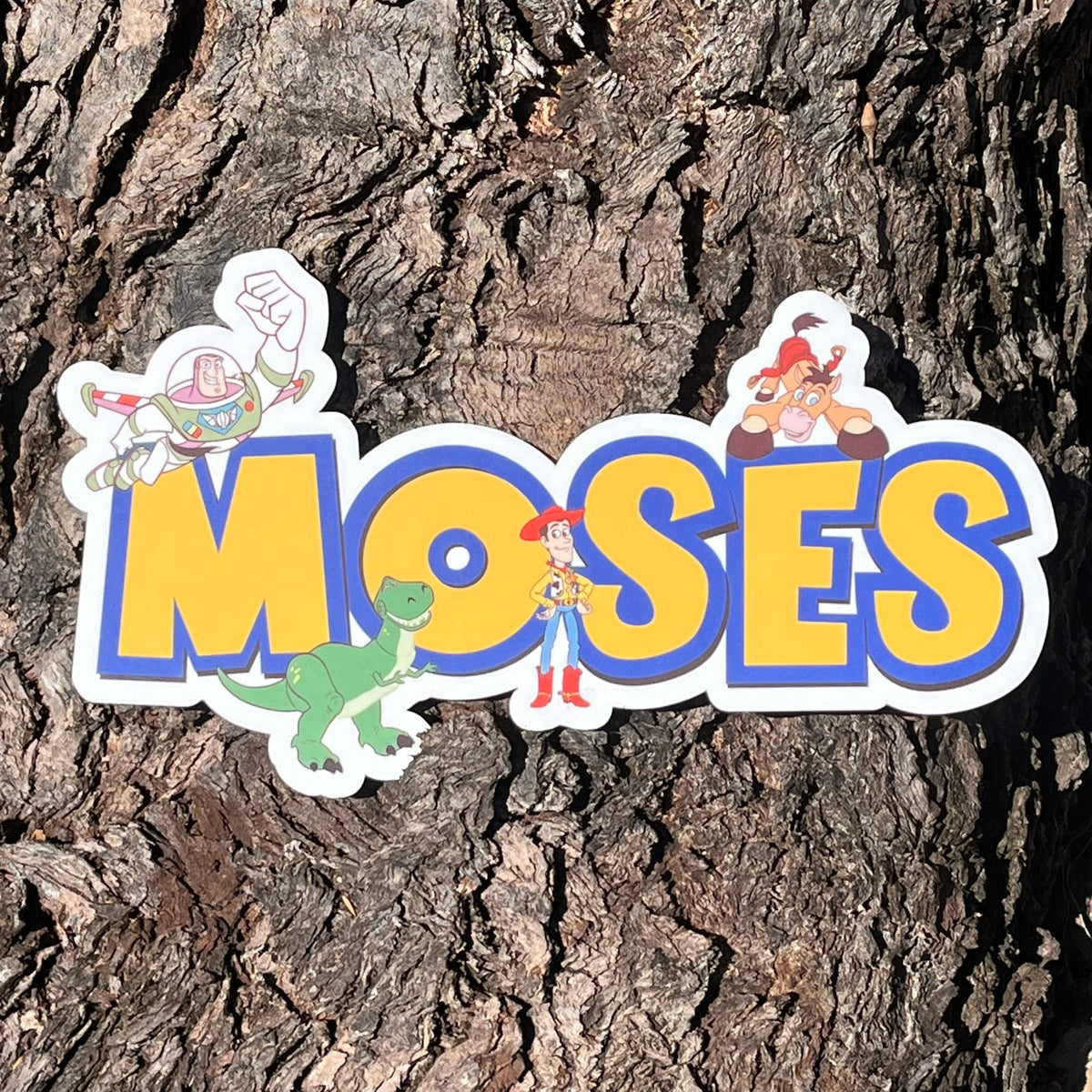 Personalised Toy Story Themed Acrylic Name Sign - Webster Enterprises