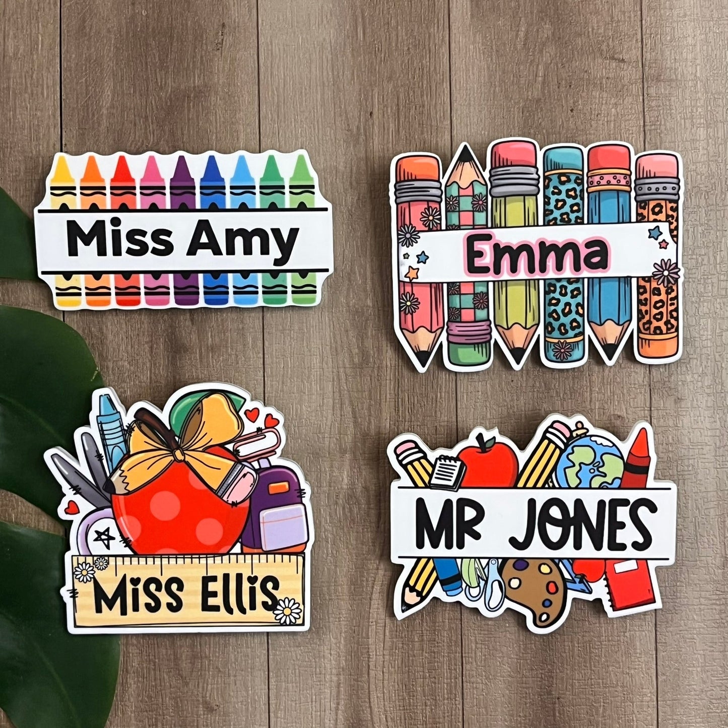 Personalised & Unique Colourful Teacher's Name Badges - Webster Enterprises