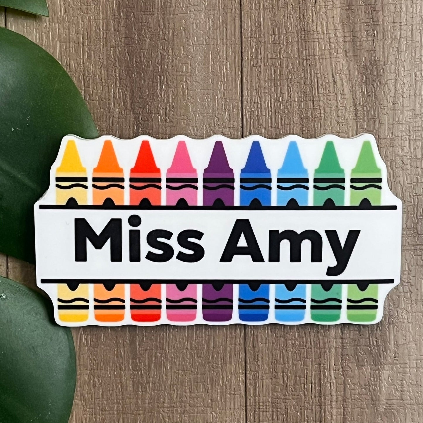 Personalised & Unique Colourful Teacher's Name Badges - Webster Enterprises