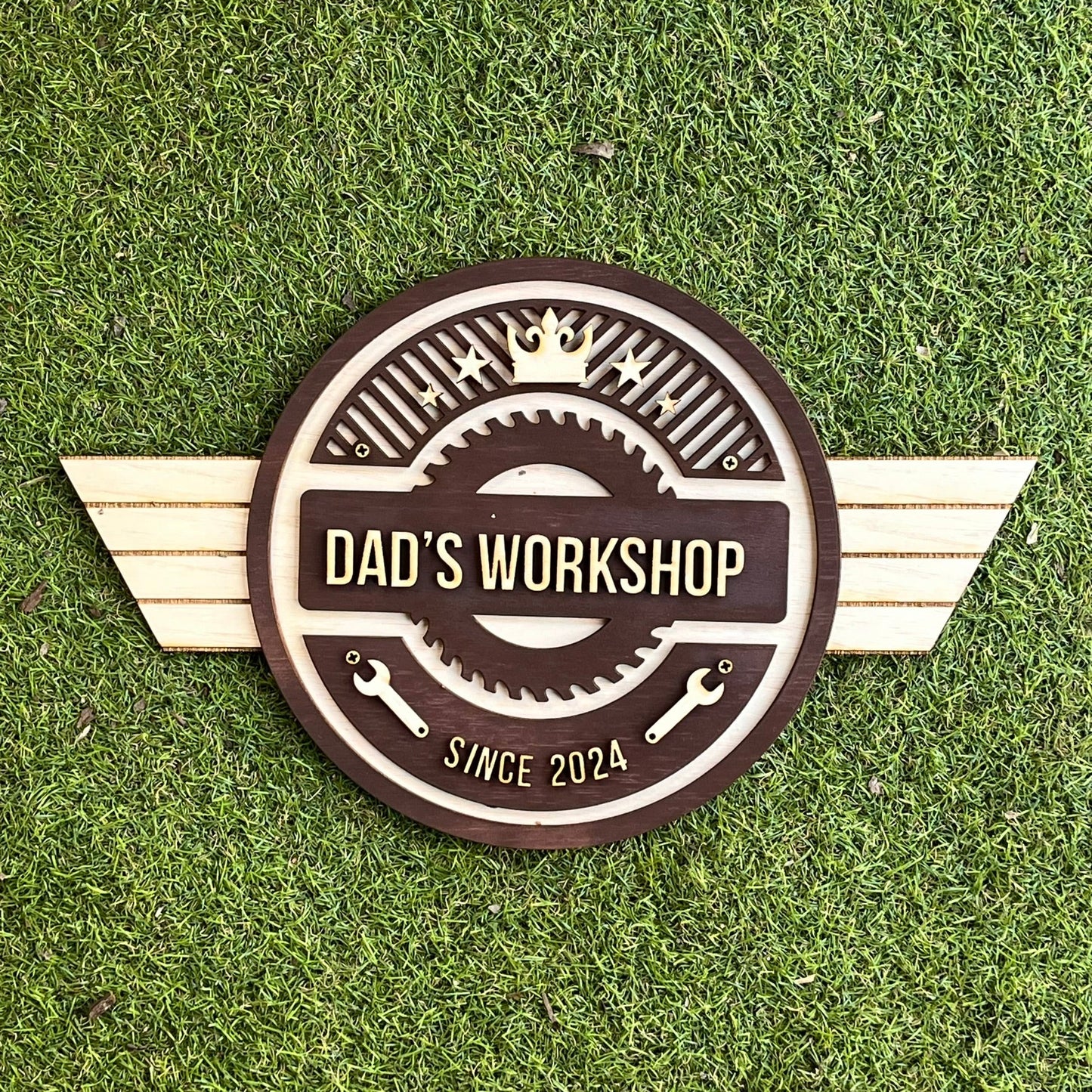 Personalised Workshop Wall Plaque - Webster Enterprises